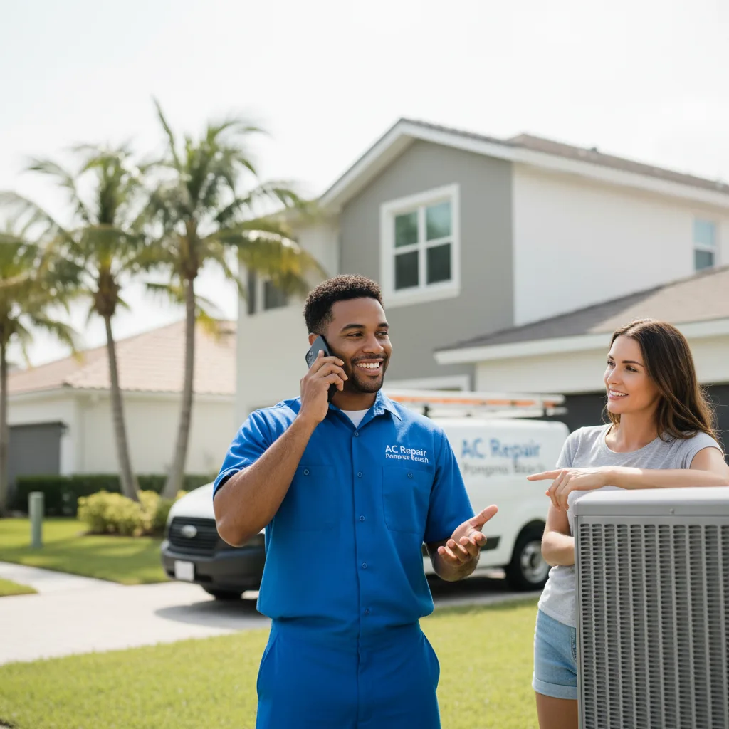 AC Repair Pompano Beach customer support in Riverhead